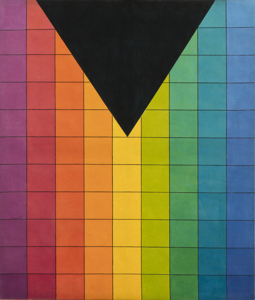 ALEJANDRO PUENTE. Uncu, 1973. Acrílico sobre tela. 118 x 100 cm